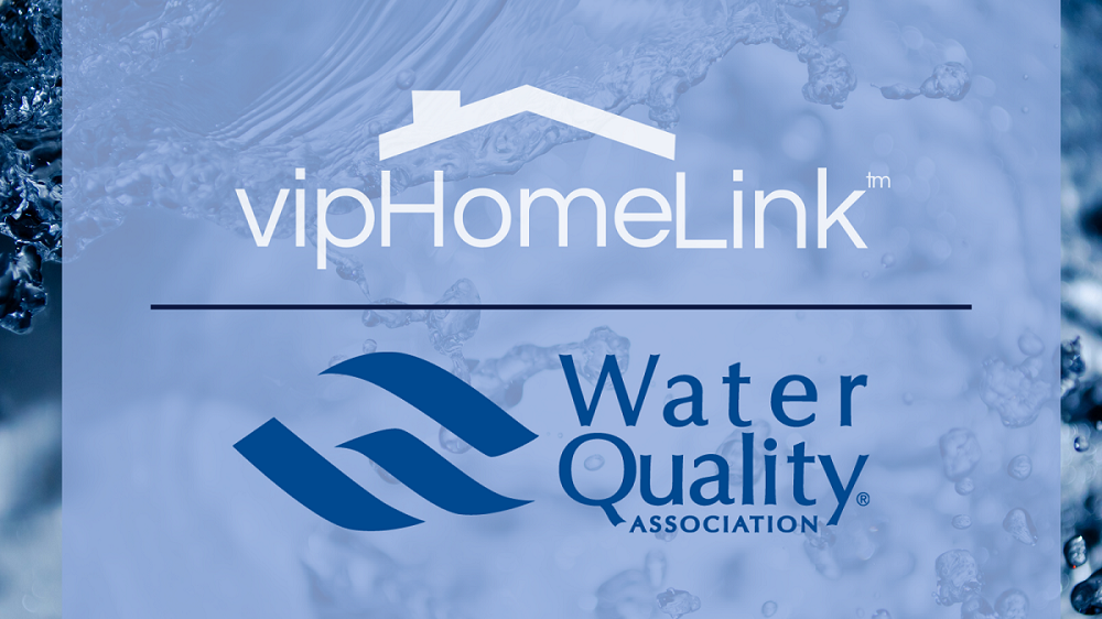 vipHomeLink and Water Quality Association logos