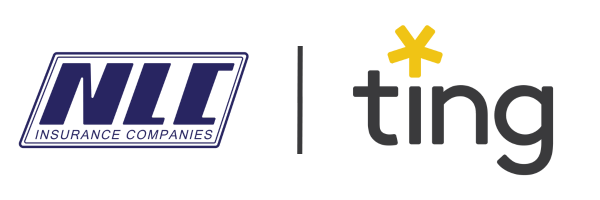 NLC Insurance Companies and Ting Logos
