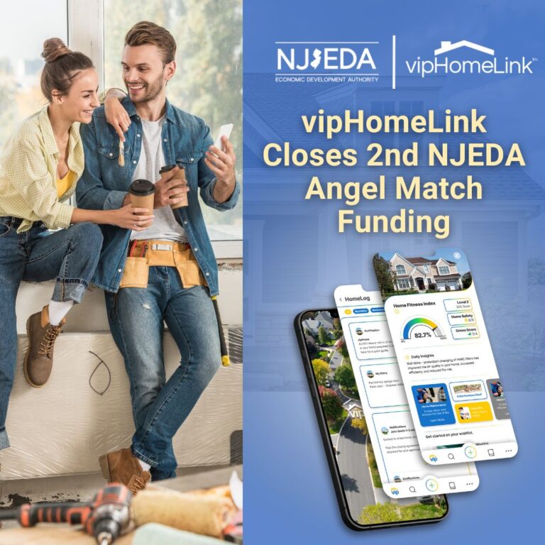 vipHomeLink Closes 2nd NJEDA Angel Match Funding
